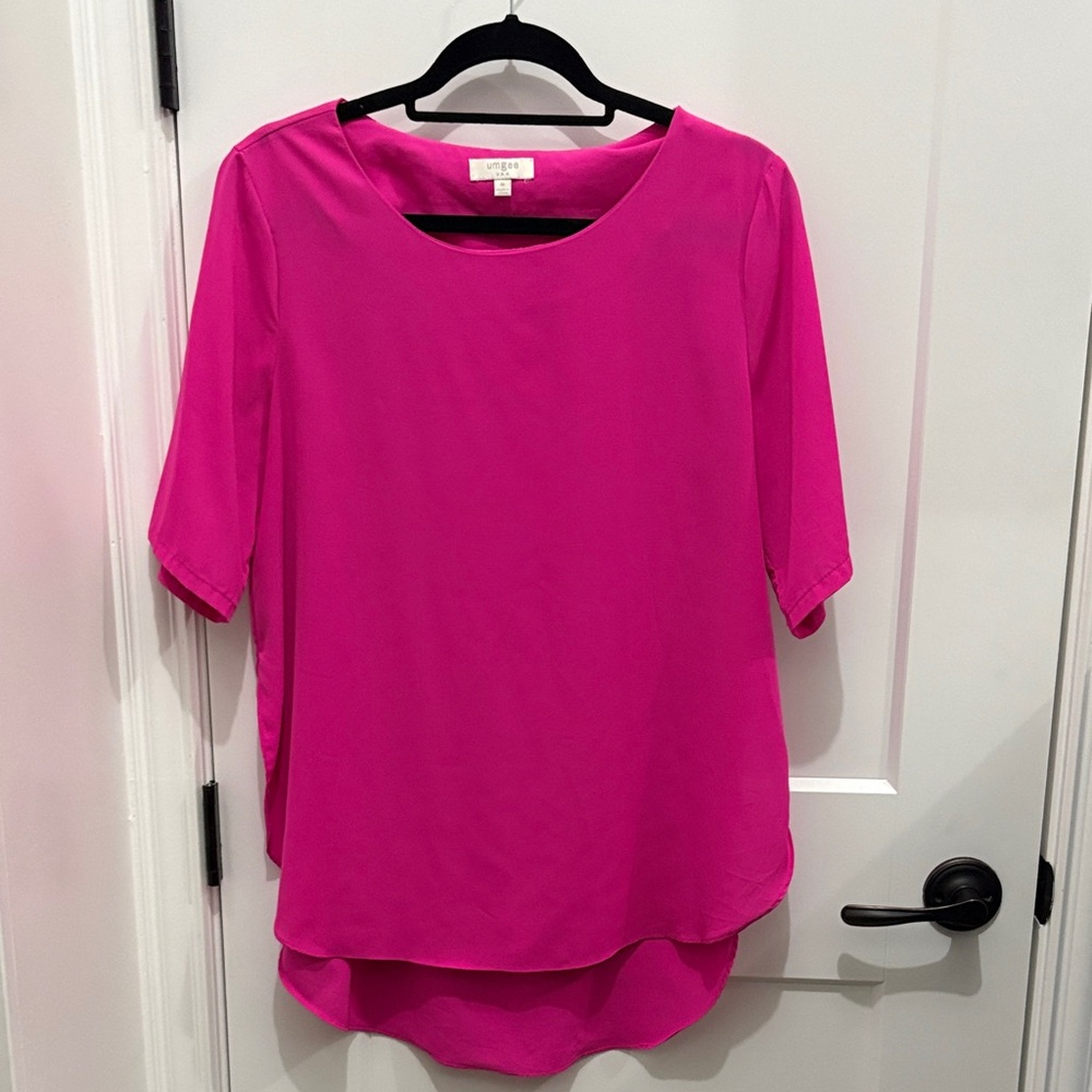 Umgee Vibrant Pink Blouse